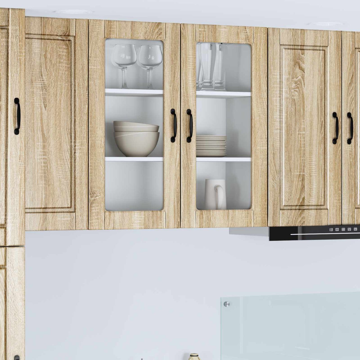 Væglågskab PORTO Sonoma eg 80 x 31 x 80 cm Konstrueret træ