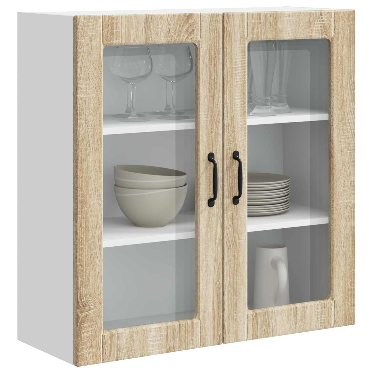 Væglågskab PORTO Sonoma eg 80 x 31 x 80 cm Konstrueret træ