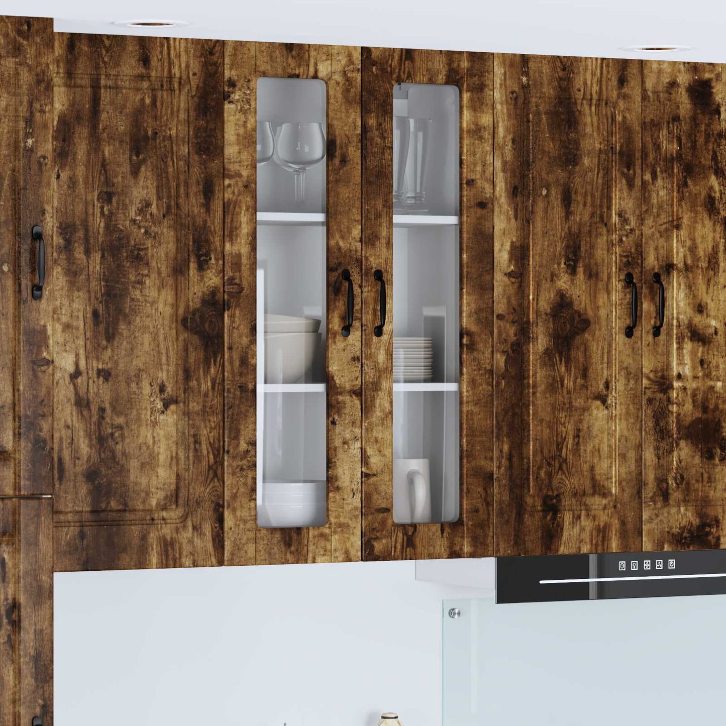 Væglågskab PORTO Røget eg 60 x 31 x 100 cm Konstrueret træ