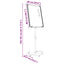 Magnetisk whiteboard Sort og Hvid 62 x 62,5 x 197 cm EPS