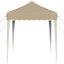 Pop-up Festtelt 195 x 195 x 245 cm Cremefarvet Oxford stof