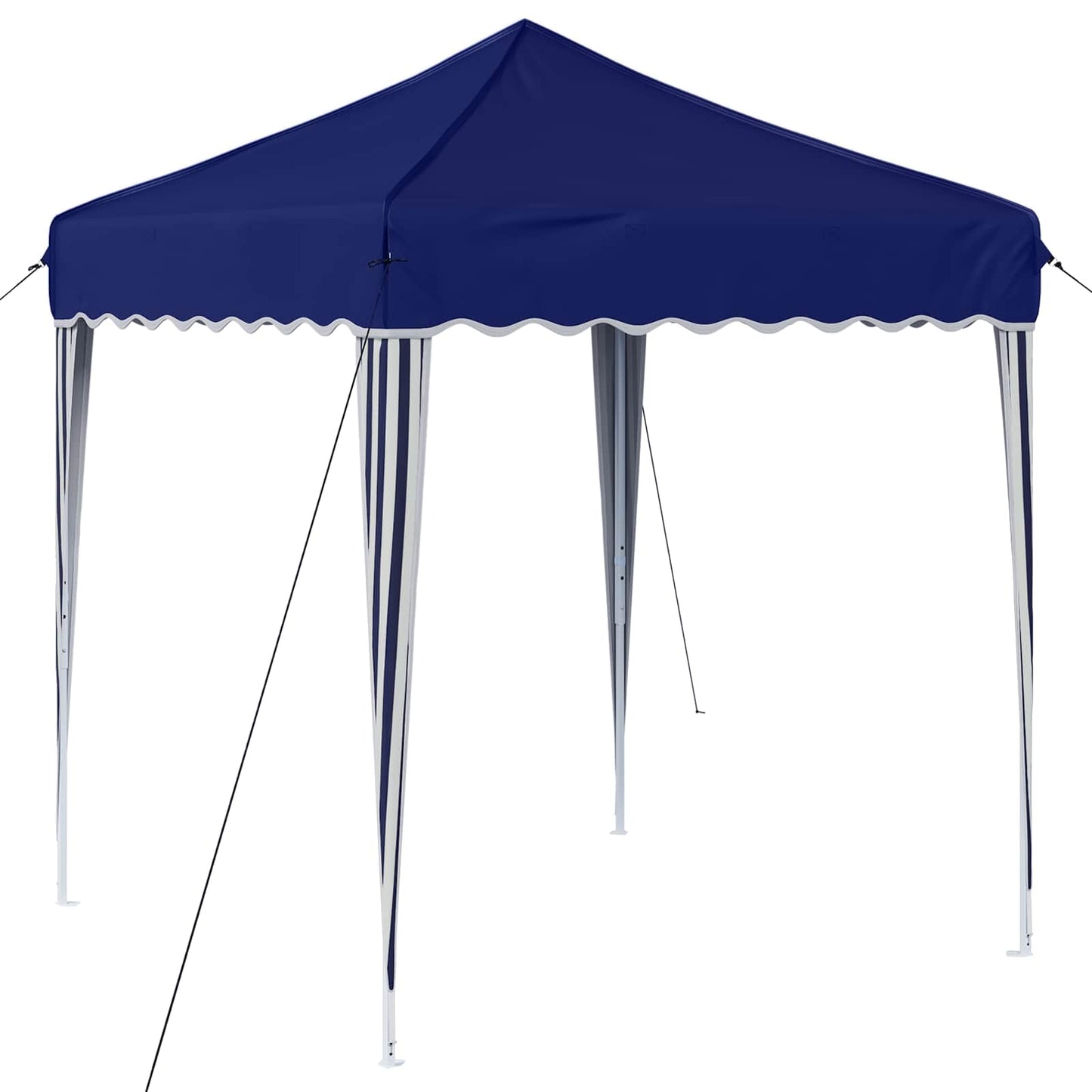 Pop-up Festtelt 195 x 195 x 245 cm Blå Oxford stof