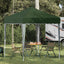 Pop-up Festtelt 195 x 195 x 245 cm Grøn Oxford stof