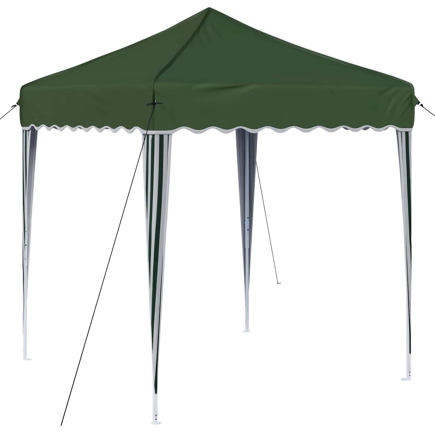 Pop-up Festtelt 195 x 195 x 245 cm Grøn Oxford stof
