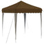 Pop-up Festtelt 195 x 195 x 245 cm Gråbrun Oxford stof