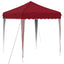 Pop-up Festtelt 195 x 195 x 245 cm Bordeaux Oxford stof