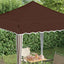 Pop-up Festtelt 195 x 195 x 245 cm Brun Oxford stof