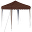 Pop-up Festtelt 195 x 195 x 245 cm Brun Oxford stof