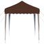 Pop-up Festtelt 195 x 195 x 245 cm Brun Oxford stof