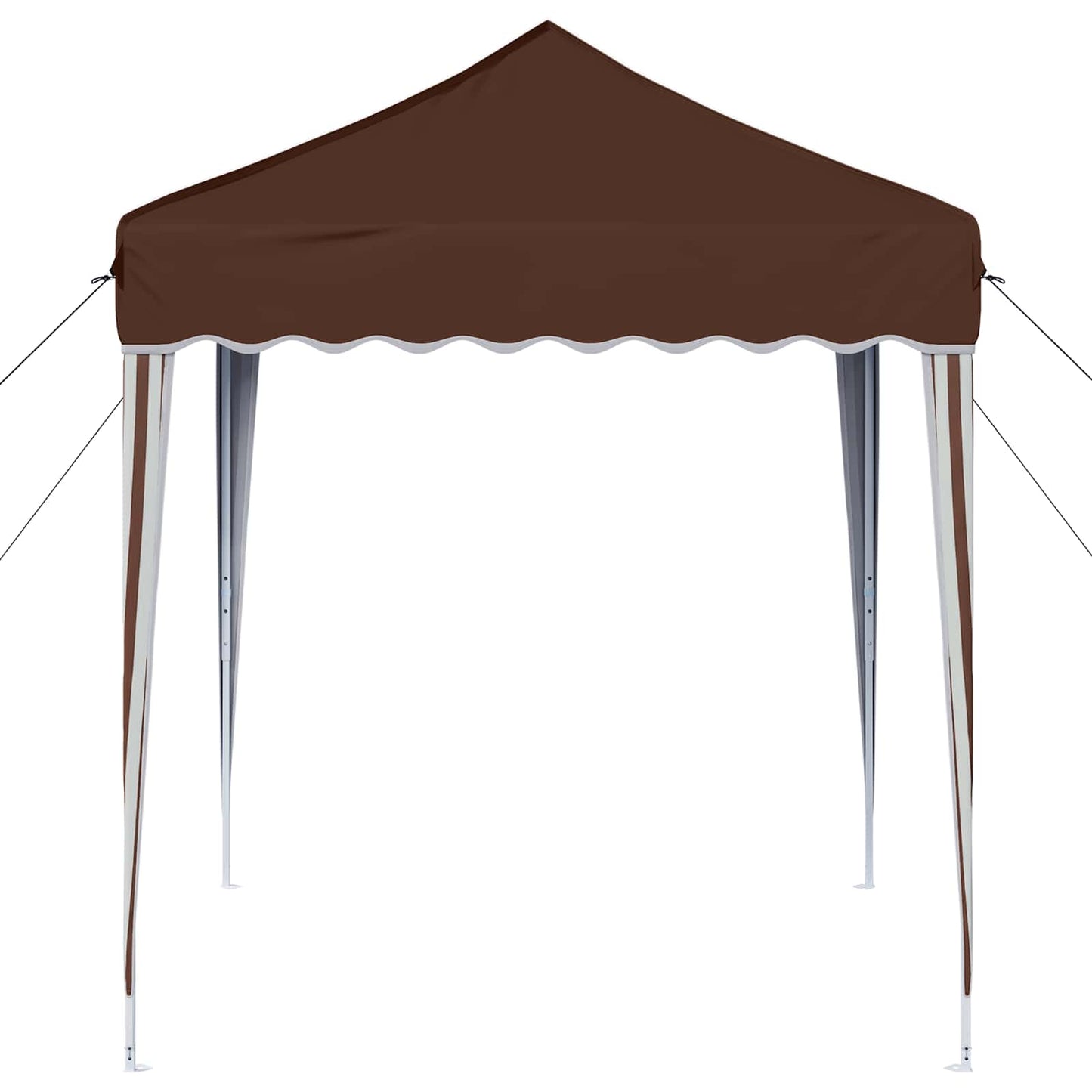 Pop-up Festtelt 195 x 195 x 245 cm Brun Oxford stof