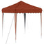 Pop-up Festtelt 195 x 195 x 245 cm Terrakotta Oxford stof