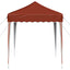 Pop-up Festtelt 195 x 195 x 245 cm Terrakotta Oxford stof