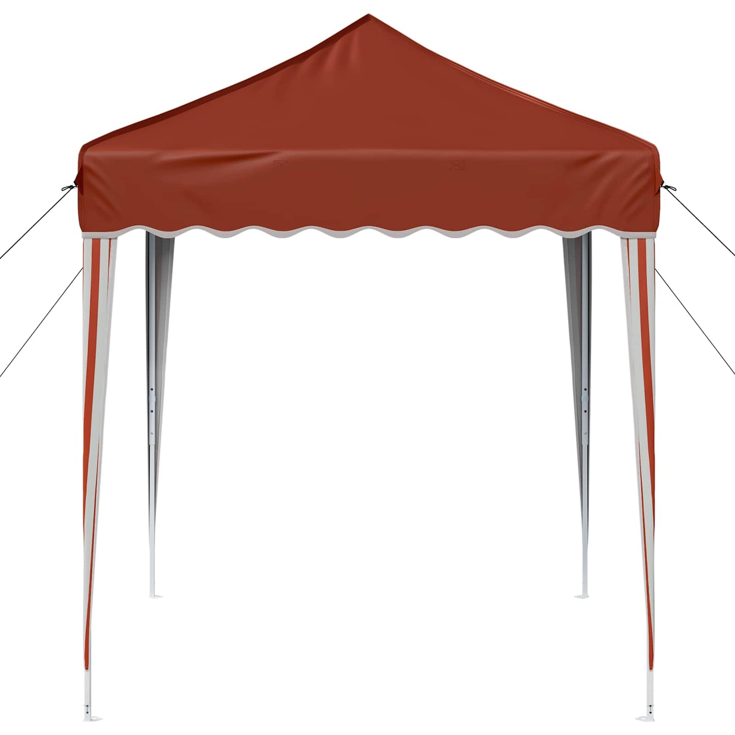 Pop-up Festtelt 195 x 195 x 245 cm Terrakotta Oxford stof