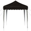 Pop-up Festtelt 195 x 195 x 245 cm Sort Oxford stof