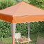 Pop-up Festtelt 195 x 195 x 245 cm Orange Oxford stof