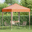 Pop-up Festtelt 195 x 195 x 245 cm Orange Oxford stof