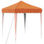 Pop-up Festtelt 195 x 195 x 245 cm Orange Oxford stof