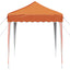 Pop-up Festtelt 195 x 195 x 245 cm Orange Oxford stof