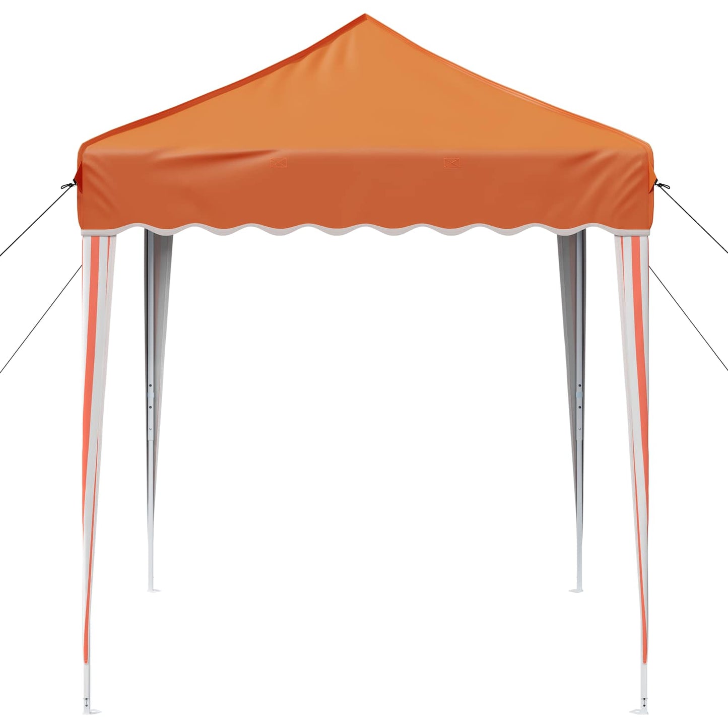 Pop-up Festtelt 195 x 195 x 245 cm Orange Oxford stof