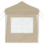 Pop-up Festtelt 195 x 195 x 245 cm Cremefarvet Oxford stof