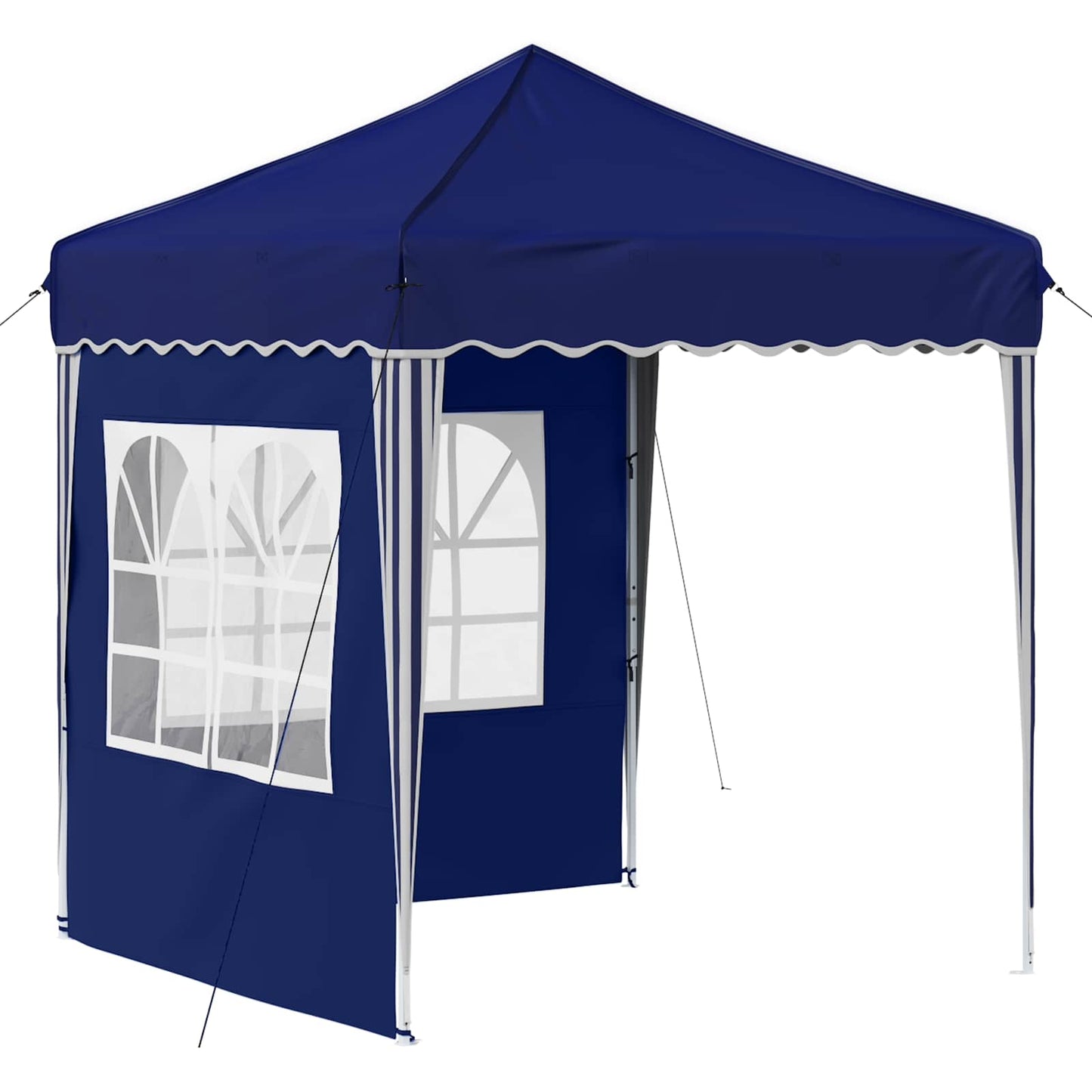 Pop-up Festtelt 195 x 195 x 245 cm Blå Oxford stof