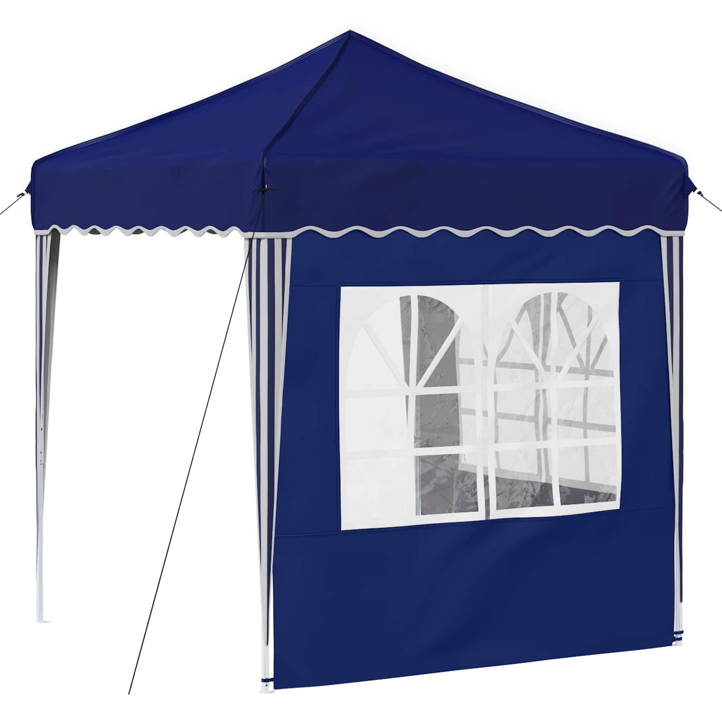 Pop-up Festtelt 195 x 195 x 245 cm Blå Oxford stof