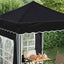 Pop-up Festtelt 195 x 195 x 245 cm Antracit Oxford stof