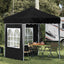 Pop-up Festtelt 195 x 195 x 245 cm Antracit Oxford stof