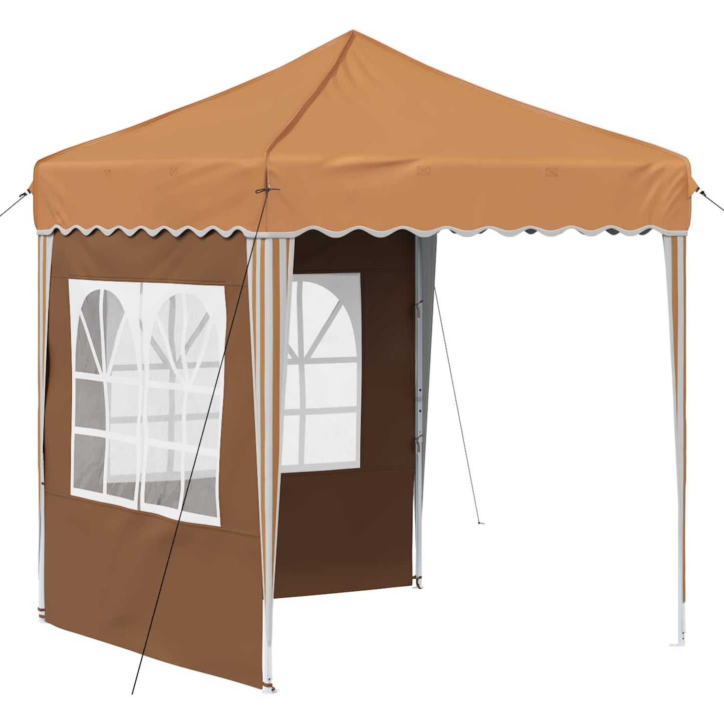 Pop-up Festtelt 195 x 195 x 245 cm Beige Oxford stof
