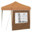 Pop-up Festtelt 195 x 195 x 245 cm Beige Oxford stof