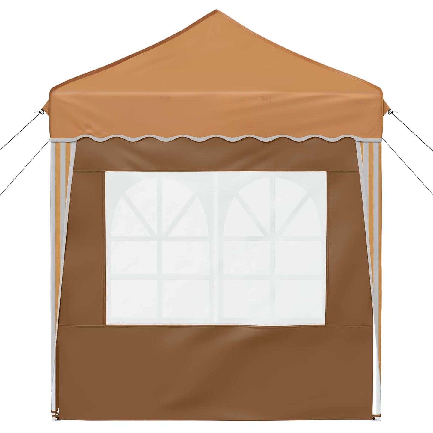 Pop-up Festtelt 195 x 195 x 245 cm Beige Oxford stof