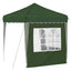 Pop-up Festtelt 195 x 195 x 245 cm Grøn Oxford stof