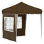 Pop-up Festtelt 195 x 195 x 245 cm Gråbrun Oxford stof