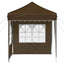Pop-up Festtelt 195 x 195 x 245 cm Gråbrun Oxford stof