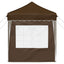 Pop-up Festtelt 195 x 195 x 245 cm Gråbrun Oxford stof