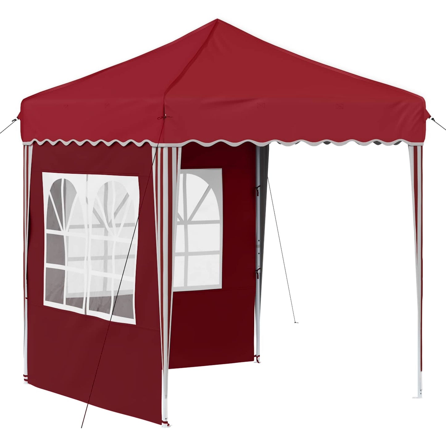 Pop-up Festtelt 195 x 195 x 245 cm Bordeaux Oxford stof