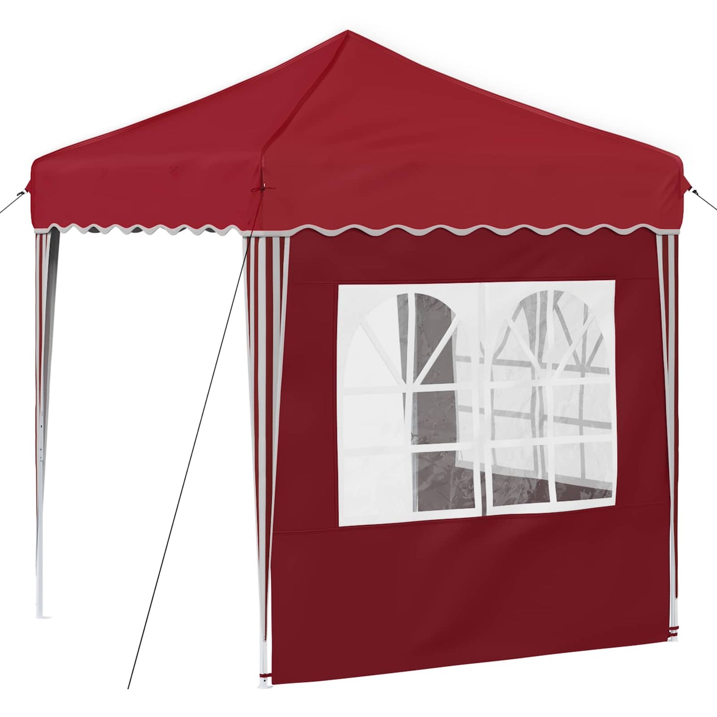 Pop-up Festtelt 195 x 195 x 245 cm Bordeaux Oxford stof