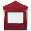 Pop-up Festtelt 195 x 195 x 245 cm Bordeaux Oxford stof