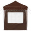Pop-up Festtelt 195 x 195 x 245 cm Brun Oxford stof
