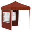 Pop-up Festtelt 195 x 195 x 245 cm Terrakotta Oxford stof