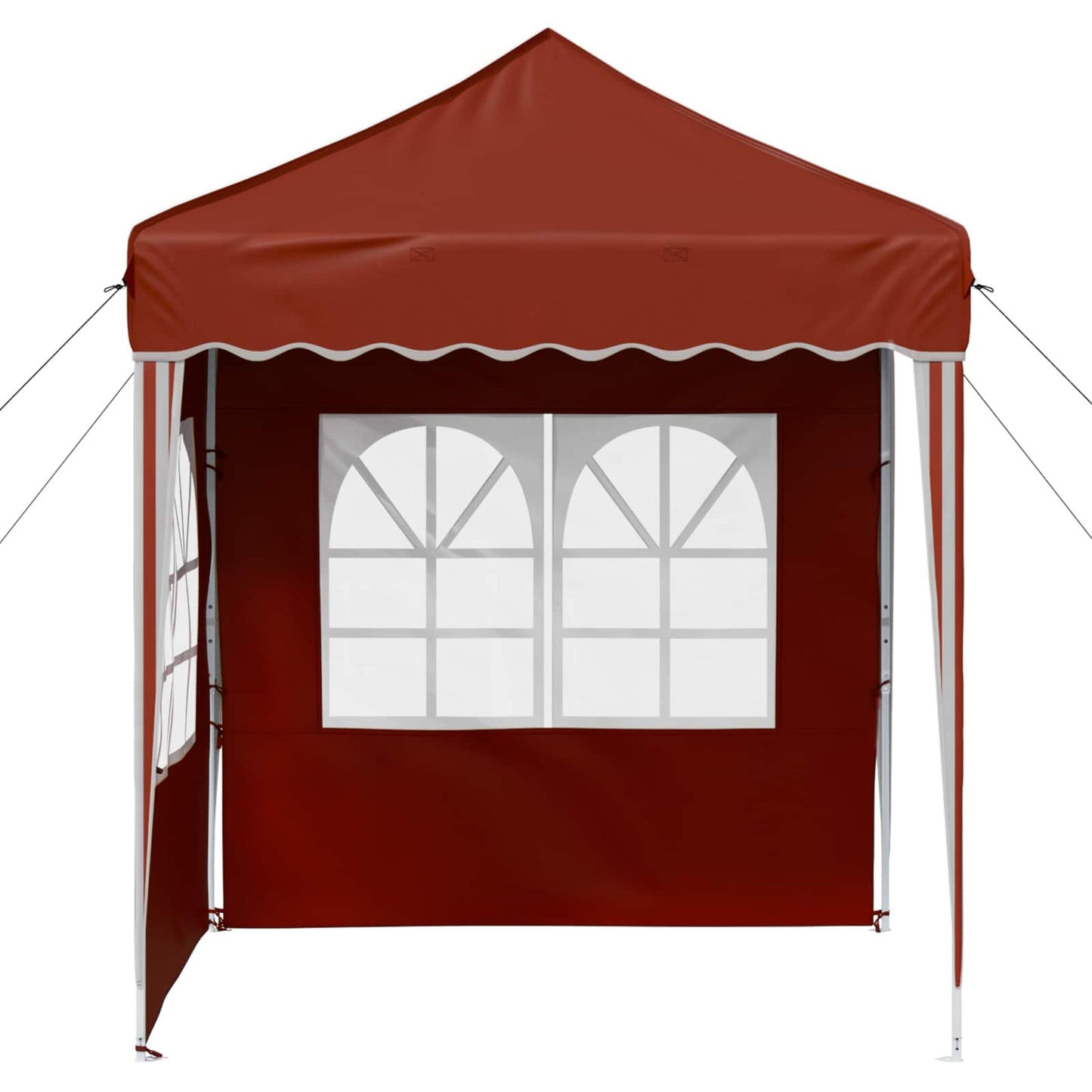 Pop-up Festtelt 195 x 195 x 245 cm Terrakotta Oxford stof