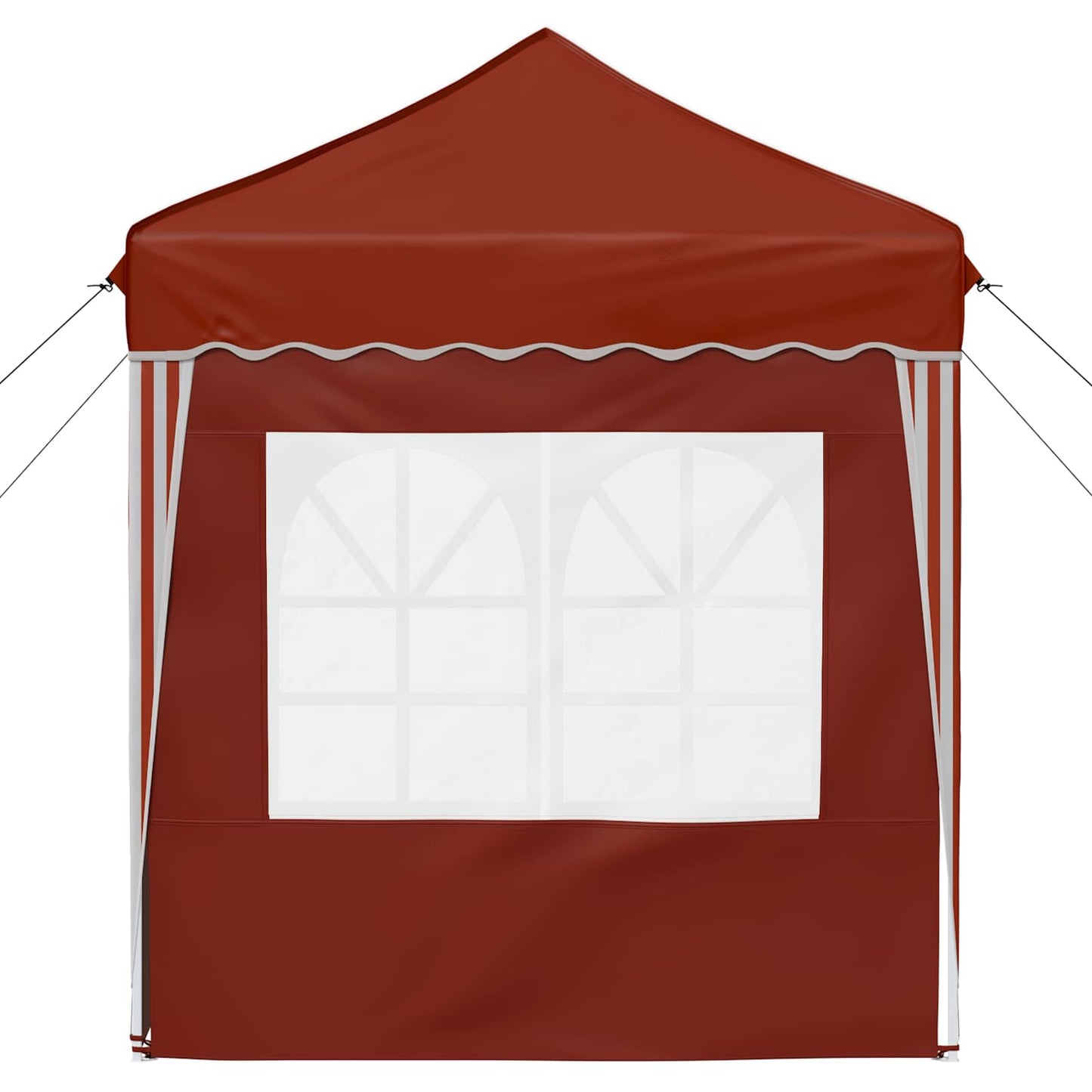 Pop-up Festtelt 195 x 195 x 245 cm Terrakotta Oxford stof