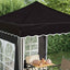 Pop-up Festtelt 195 x 195 x 245 cm Sort Oxford stof
