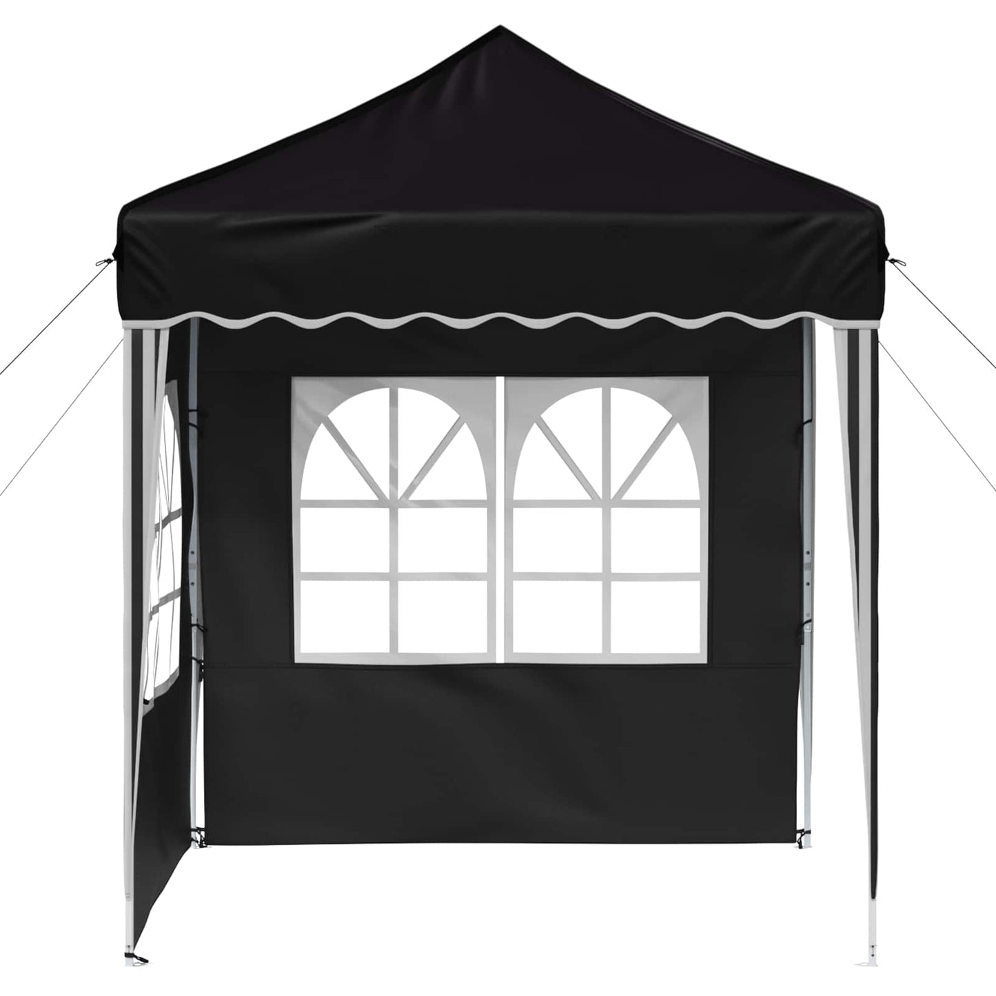 Pop-up Festtelt 195 x 195 x 245 cm Sort Oxford stof