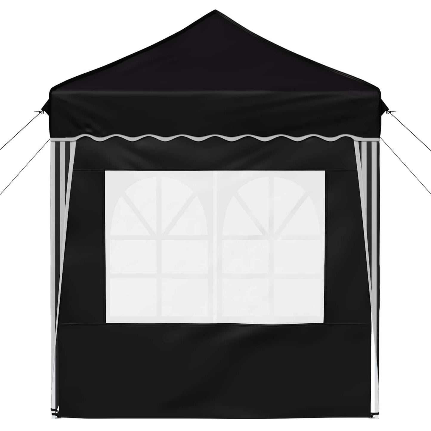 Pop-up Festtelt 195 x 195 x 245 cm Sort Oxford stof
