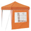 Pop-up Festtelt 195 x 195 x 245 cm Orange Oxford stof