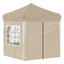 Pop-up Festtelt 195 x 195 x 245 cm Cremefarvet Oxford stof
