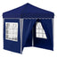 Pop-up Festtelt 195 x 195 x 245 cm Blå Oxford stof