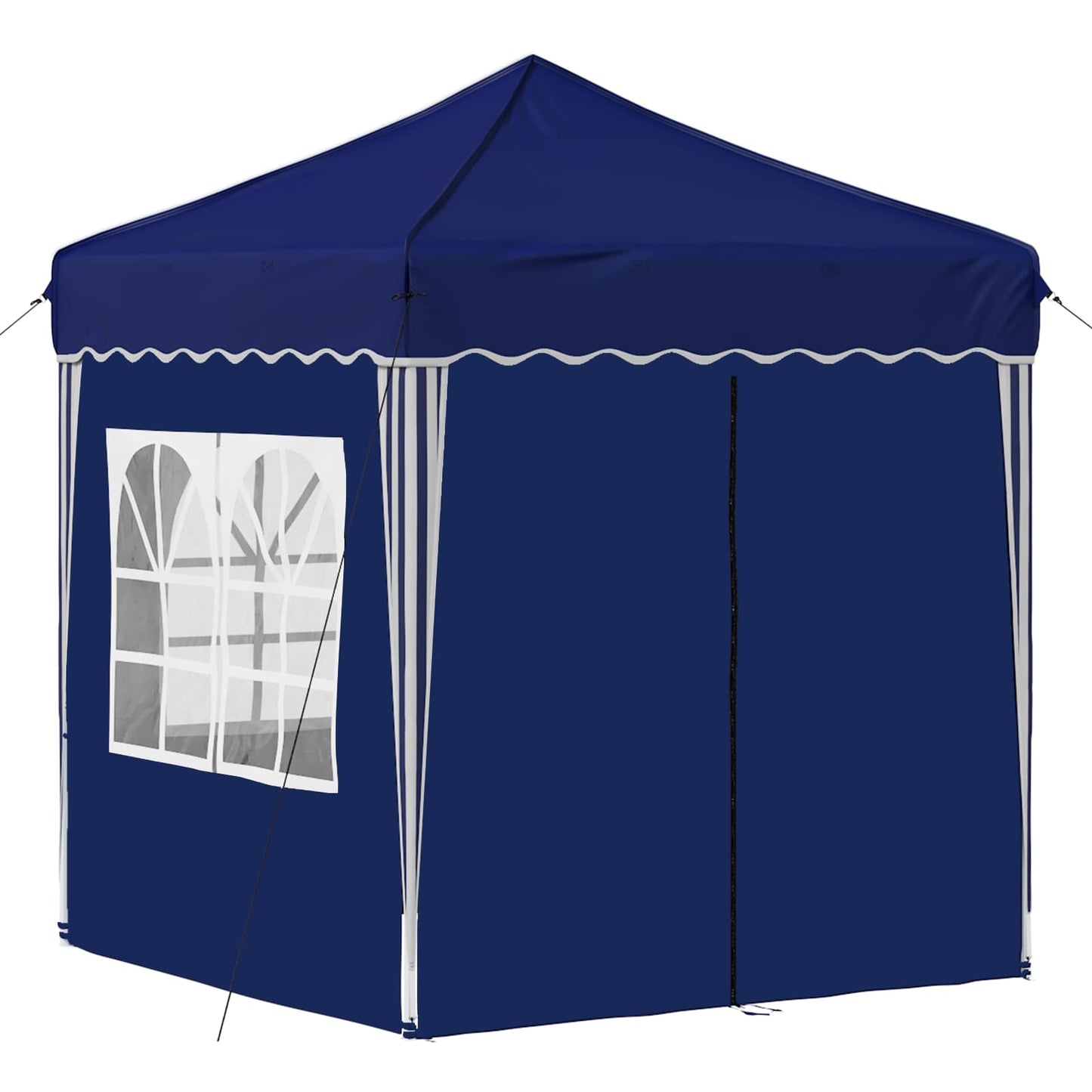 Pop-up Festtelt 195 x 195 x 245 cm Blå Oxford stof