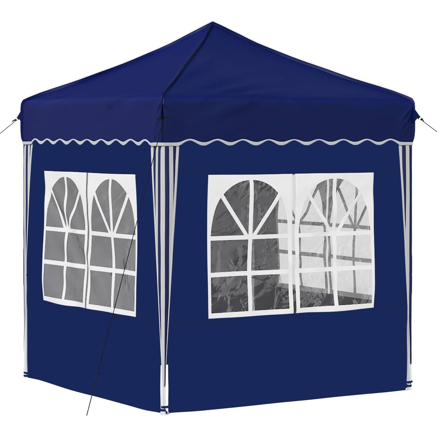 Pop-up Festtelt 195 x 195 x 245 cm Blå Oxford stof